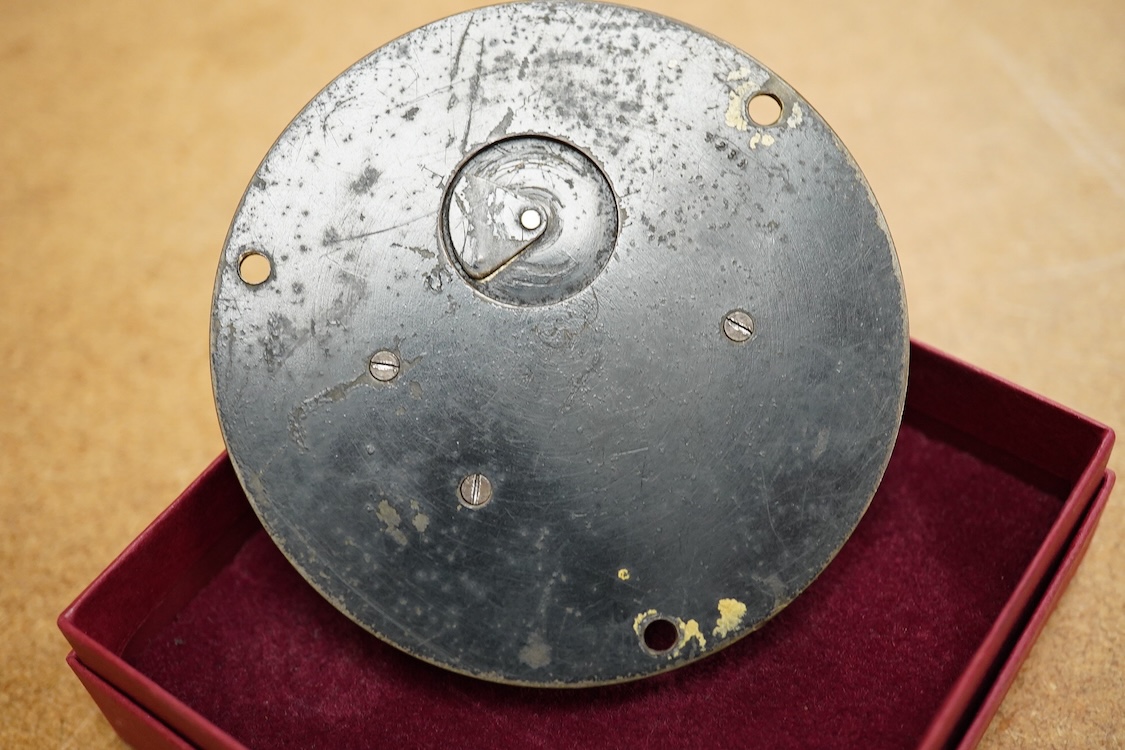 A Smiths 8 Day military aircraft clock, 8cm diameter